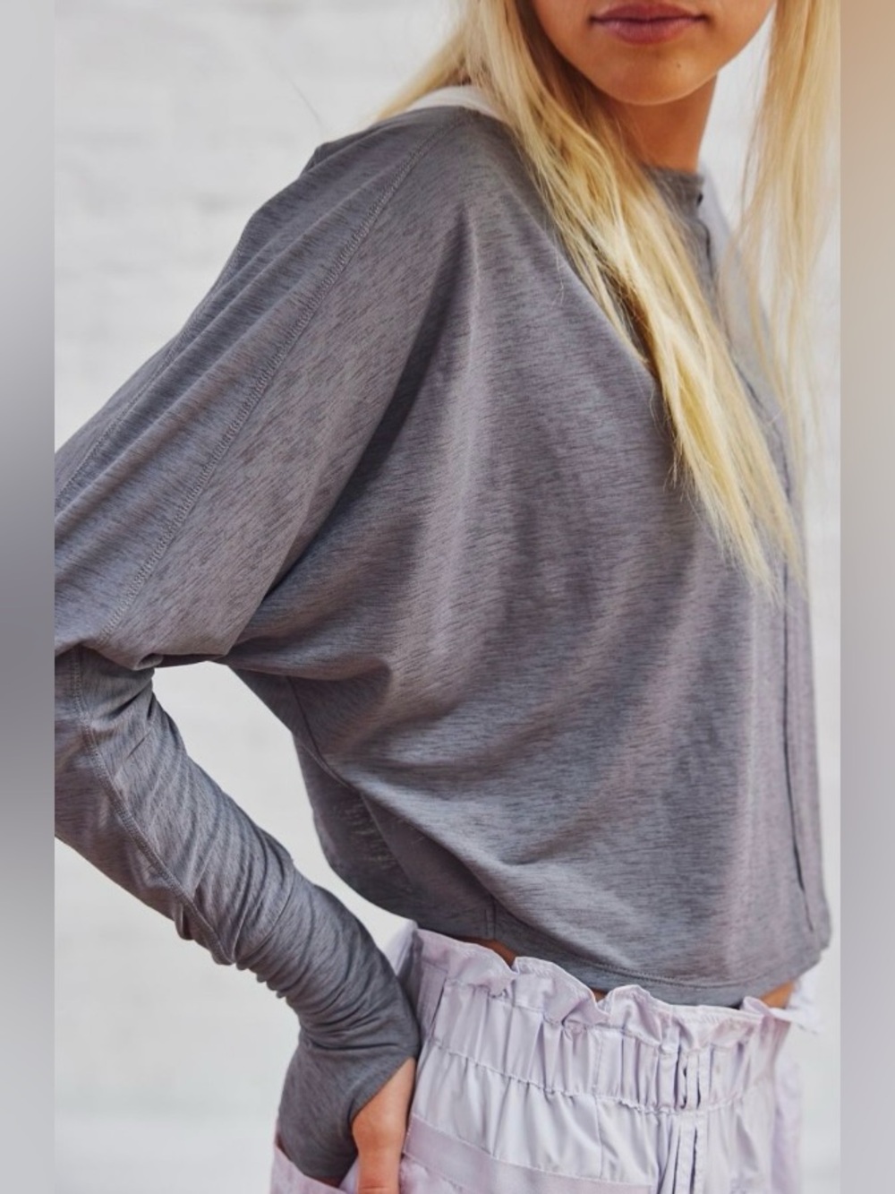 FP Movement by Free People ~ Tempo Resolution Layer ~ XS ~ Color: Gunmetal ~ NWT - Picture 15 of 15